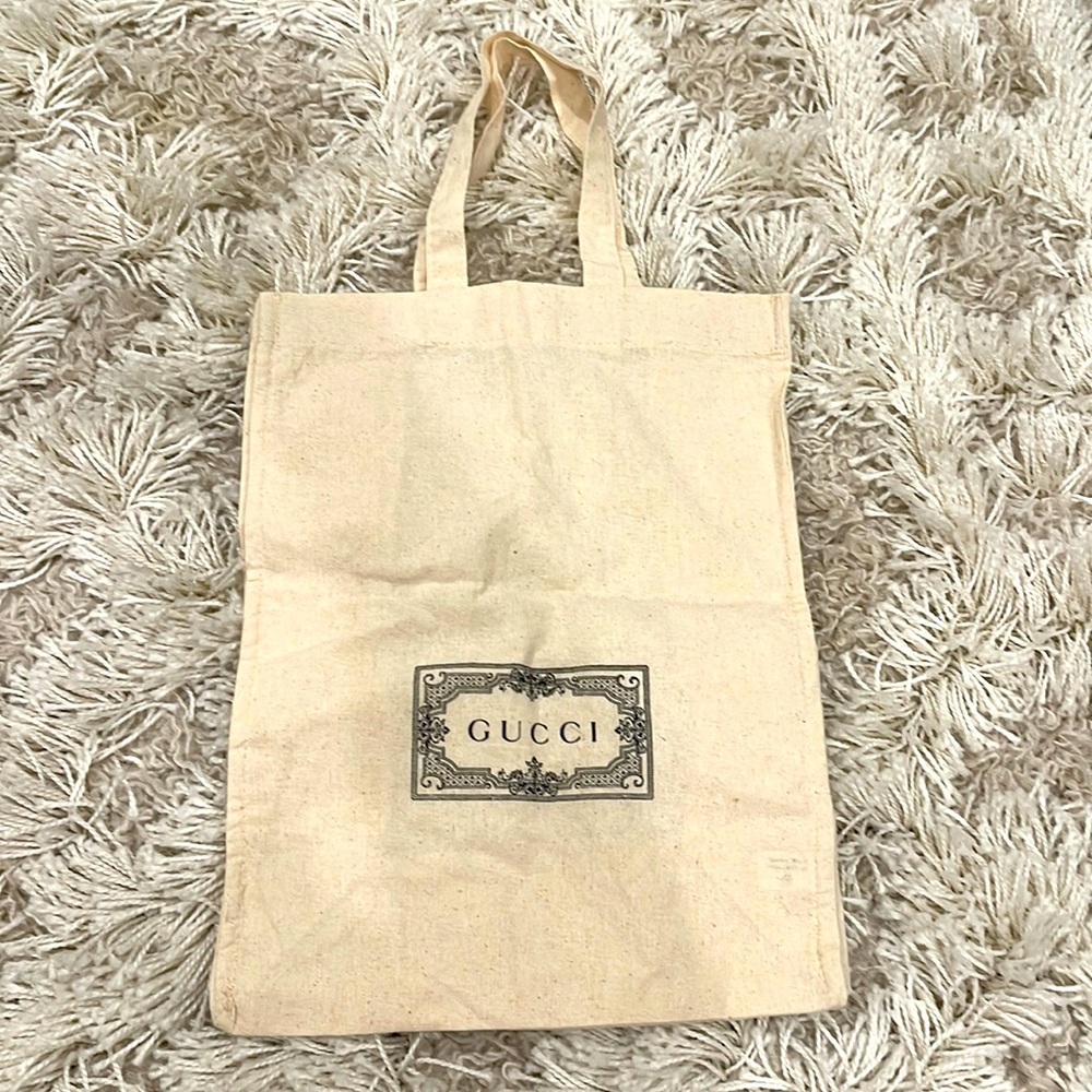 Authentic Gucci Reusable Shopping Tote Bag